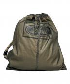 DIESELディーゼル）の古着「トランスペアレントナイロン 巾着 ナイロンナップサック」｜グリーン