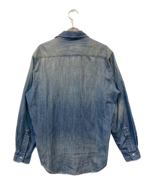Frank&Eileen（フランクアンドアイリーン）Frank&Eileen (フランクアンドアイリーン) Ron Herman (ロンハーマン) スキッパーデニムシャツ ブルー サイズ:SIZE XSの古着・服飾アイテム