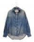 Frank&Eileen（フランクアンドアイリーン）の古着「スキッパーデニムシャツ」｜ブルー