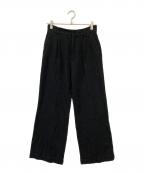 EVERYDAY I LIKE.エヴリデイ アイ ライク）の古着「Tweed Wide パンツ」｜ブラック