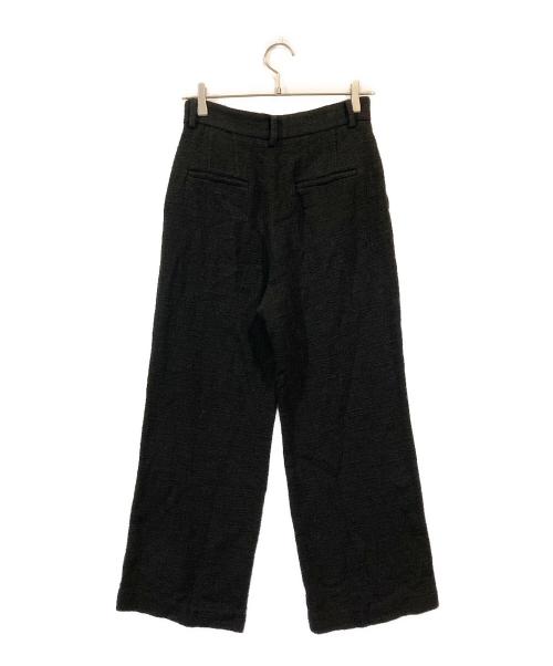EVERYDAY I LIKE.（エヴリデイ アイ ライク）EVERYDAY I LIKE. (エヴリデイ アイ ライク) Tweed Wide パンツ ブラック サイズ:38の古着・服飾アイテム
