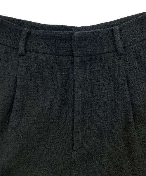 EVERYDAY I LIKE.（エヴリデイ アイ ライク）EVERYDAY I LIKE. (エヴリデイ アイ ライク) Tweed Wide パンツ ブラック サイズ:38の古着・服飾アイテム