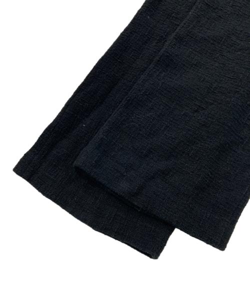 EVERYDAY I LIKE.（エヴリデイ アイ ライク）EVERYDAY I LIKE. (エヴリデイ アイ ライク) Tweed Wide パンツ ブラック サイズ:38の古着・服飾アイテム