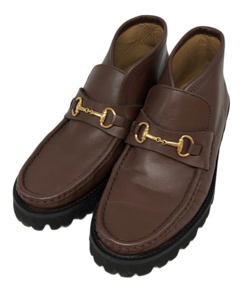 Caminando（カミナンド）Caminando (カミナンド) BIT MID CUT ブラウン サイズ:SIZE 8の古着・服飾アイテム