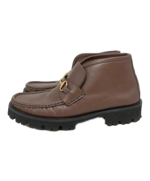 Caminando（カミナンド）Caminando (カミナンド) BIT MID CUT ブラウン サイズ:SIZE 8の古着・服飾アイテム