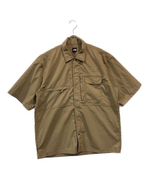 THE NORTH FACE（ザ ノース フェイス）THE NORTH FACE (ザ ノース フェイス) ショートスリーブトリップフィールドシャツ ベージュ サイズ:Mの古着・服飾アイテム