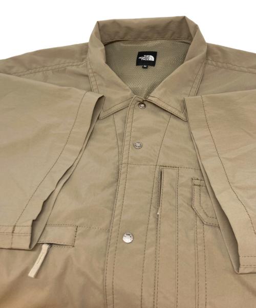 THE NORTH FACE（ザ ノース フェイス）THE NORTH FACE (ザ ノース フェイス) ショートスリーブトリップフィールドシャツ ベージュ サイズ:Mの古着・服飾アイテム