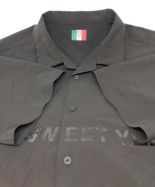 sy32 by sweet years（エスワイサーティトゥバイスィートイヤーズ）SY32 by SWEET YEARS (エスワイサーティトゥバイスィートイヤーズ) ALTO STIRAMENTO SHIRTS ブラック サイズ:Lの古着・服飾アイテム