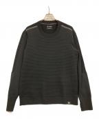 UNDER ARMOURアンダーアーマー）の古着「クルーネックニット」｜ブラック