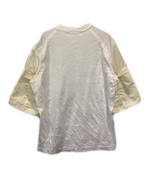 TOGA PULLA（トーガ プルラ）TOGA PULLA (トーガ プルラ) コットンジャージーTシャツ ホワイト サイズ:Mの古着・服飾アイテム