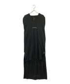 BERNHARD WILLHELMベルンハルト ウィルヘルム）の古着「カットソーワンピース」｜ブラック