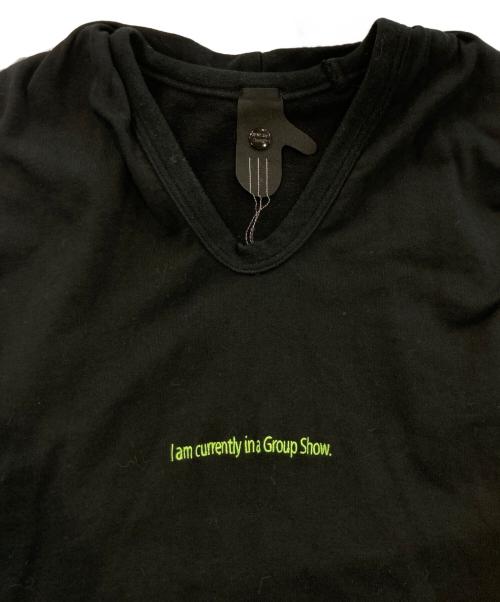 BERNHARD WILLHELM（ベルンハルト ウィルヘルム）BERNHARD WILLHELM (ベルンハルト ウィルヘルム) カットソーワンピース ブラック サイズ:Mの古着・服飾アイテム