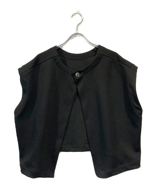 BEARDSLEY（ビアズリー）BEARDSLEY (ビアズリー) ムーンライクショートベスト ブラック サイズ:SIZE Freeの古着・服飾アイテム