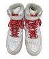 中古・古着 NIKE (ナイキ) Supreme (シュプリーム) エアフォース 1 ミッド シュプリーム ホワイト サイズ:-：11000円