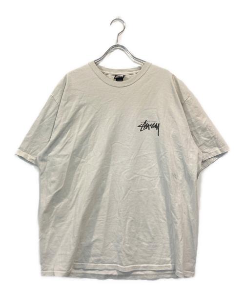 stussy（ステューシー）stussy (ステューシー) 8ボールチェリープリントTシャツ ライトブルー サイズ:XLの古着・服飾アイテム
