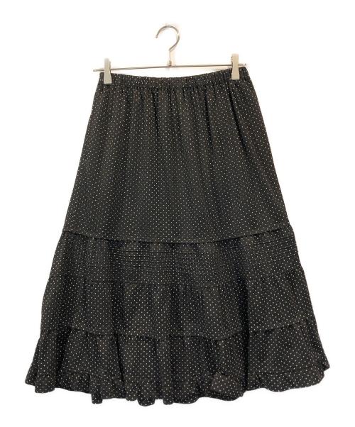 tricot COMME des GARCONS（トリココムデギャルソン）tricot COMME des GARCONS (トリココムデギャルソン) ドットフレアスカート ブラック サイズ:SIZE Freeの古着・服飾アイテム