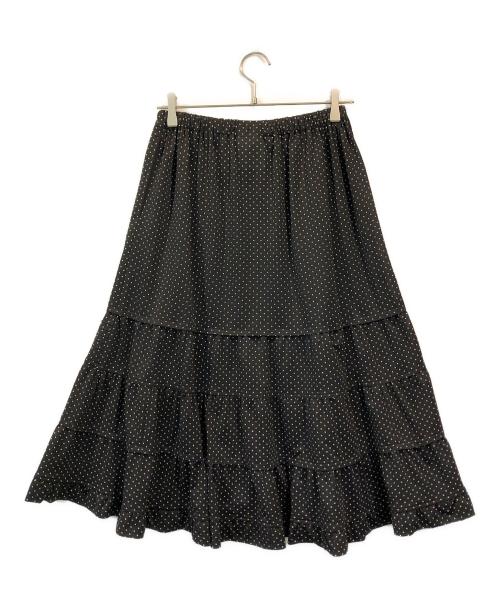 tricot COMME des GARCONS（トリココムデギャルソン）tricot COMME des GARCONS (トリココムデギャルソン) ドットフレアスカート ブラック サイズ:SIZE Freeの古着・服飾アイテム