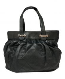 CHANEL（シャネル）の古着「レザーハンドバッグ」｜ブラック