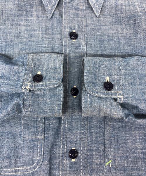 BIG YANK（ビッグヤンク）BIG YANK (ビッグヤンク) ANATOMICA (アナトミカ) シャンブレーシャツ ネイビー サイズ:15の古着・服飾アイテム