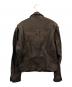 HARLEY-DAVIDSON (ハーレーダビッドソン) ライダースジャケット ブラウン サイズ:SIZE 1：16000円