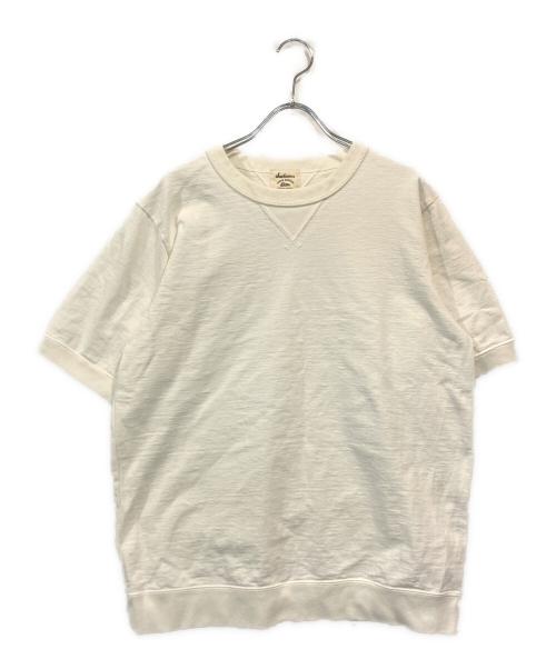 JACKMAN（ジャックマン）jackman (ジャックマン) Dotsume Rib T-Shirt ホワイト サイズ:Mの古着・服飾アイテム