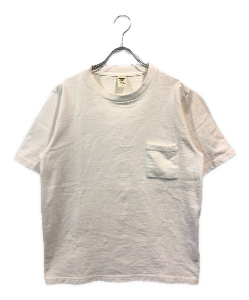 JACKMAN（ジャックマン）jackman (ジャックマン) Dotsume Pocket T-Shirt ホワイト サイズ:Mの古着・服飾アイテム