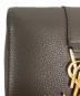 中古・古着 Saint Laurent Paris (サンローランパリ) カサンドラロゴ 二つ折りウォレット グレー：22000円