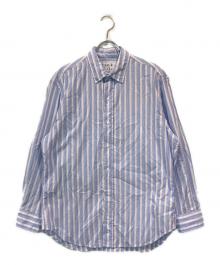 Frank&Eileen（フランクアンドアイリーン）の古着「ストライプシャツ」｜ブルー