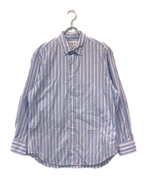 Frank&Eileen（フランクアンドアイリーン）Frank&Eileen (フランクアンドアイリーン) ストライプシャツ ブルー サイズ:Sの古着・服飾アイテム