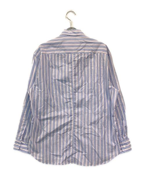 Frank&Eileen（フランクアンドアイリーン）Frank&Eileen (フランクアンドアイリーン) ストライプシャツ ブルー サイズ:Sの古着・服飾アイテム