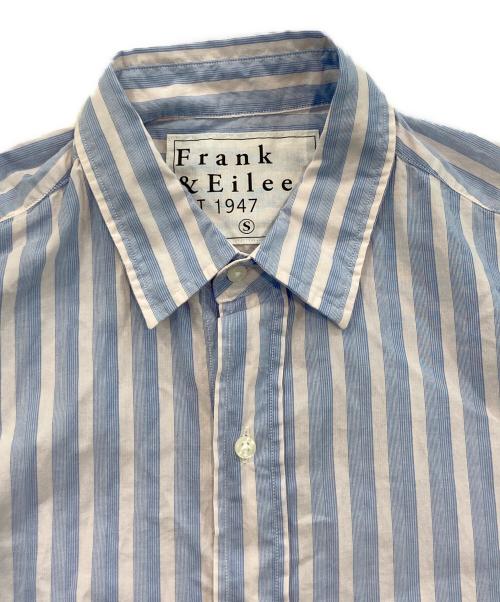 Frank&Eileen（フランクアンドアイリーン）Frank&Eileen (フランクアンドアイリーン) ストライプシャツ ブルー サイズ:Sの古着・服飾アイテム