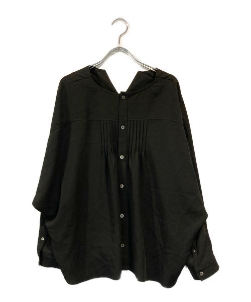 ADORE（アドーア）ADORE (アドーア) ブライトアセテートブラウス ブラック サイズ:SIZE 38の古着・服飾アイテム