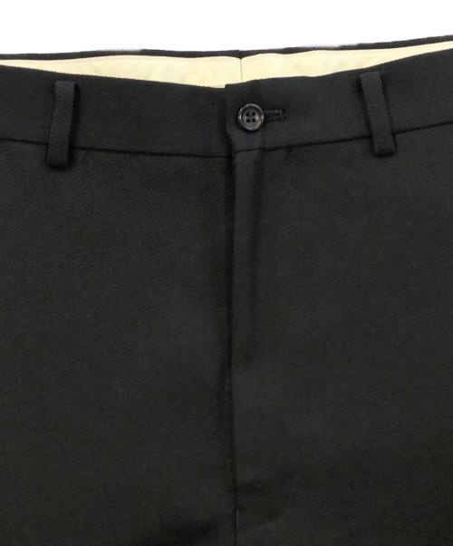COMME des GARCONS HOMME DEUX（コムデギャルソン オム ドゥ）COMME des GARCONS HOMME DEUX (コムデギャルソン オム ドゥ) ウールテーパードパンツ ブラック サイズ:Mの古着・服飾アイテム