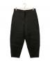 COMME des GARCONS HOMME DEUX（コムデギャルソン オム ドゥ）の古着「ウールテーパードパンツ」｜ブラック