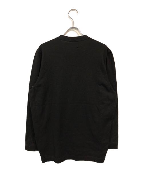 STONE ISLAND（ストーンアイランド）STONE ISLAND (ストーンアイランド) Vネックニット ブラック サイズ:Lの古着・服飾アイテム