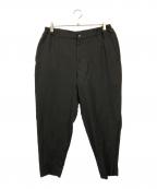 COMME des GARCONS HOMME DEUXコムデギャルソン オム ドゥ）の古着「ポリエステル縮絨パンツ」｜ブラック