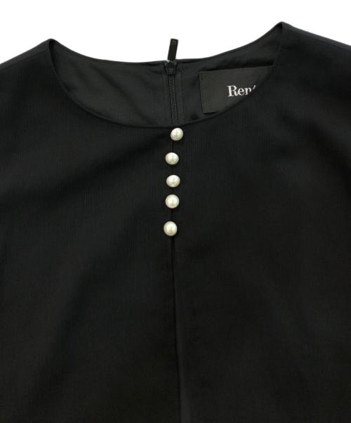 Rene（ルネ）Rene (ルネ) パールボタンワンピース ブラック サイズ:SIZE 36の古着・服飾アイテム