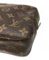 中古・古着 LOUIS VUITTON (ルイ ヴィトン) トゥルーストワレット23 ブラウン：32000円