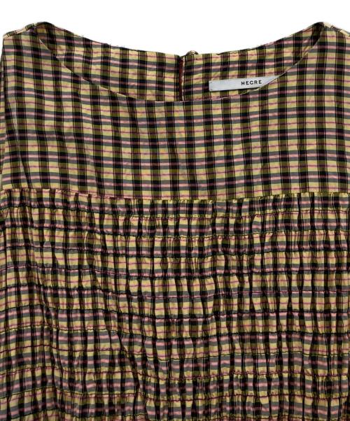 MECRE（メクル）MECRE (メクル) ノースリーブワンピース ブラウン サイズ:Mの古着・服飾アイテム