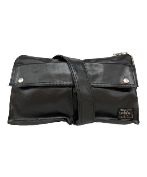 PORTER（ポーター）PORTER (ポーター) FREE STYLE  SHOULDER BAG ブラックの古着・服飾アイテム