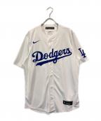 NIKEナイキ）の古着「リミテッドドジャーズゲームシャツ」｜ホワイト