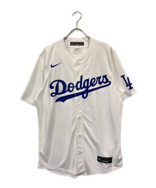 NIKE（ナイキ）NIKE (ナイキ) リミテッドドジャーズゲームシャツ ホワイト サイズ:Mの古着・服飾アイテム