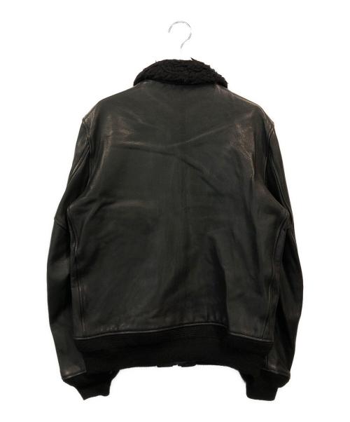 Rags McGREGOR（ラグスマックレガー）Rags McGREGOR (ラグスマックレガー) N.HOOLYWOOD (エヌ ハリウッド) 野口強 (ノグチツヨシ) ゴートレザーボア付きジャケット ブラック サイズ:SIZE Mの古着・服飾アイテム