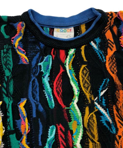 Coogi（クージー）Coogi (クージー) 3Dデザインニット マルチカラー サイズ:SIZE Mの古着・服飾アイテム