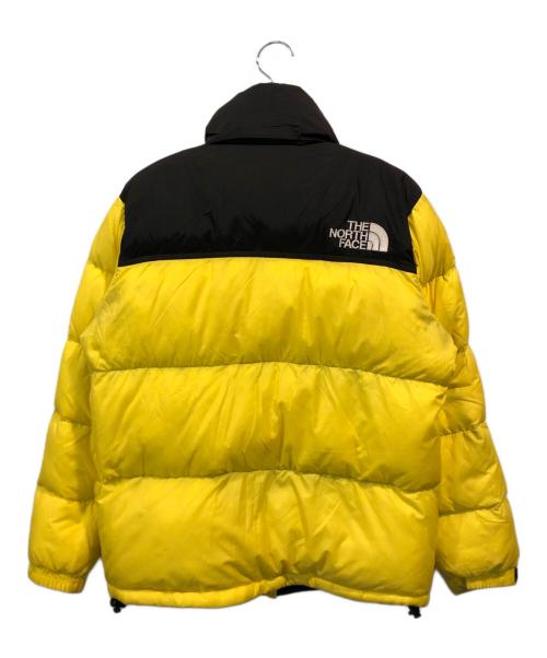 THE NORTH FACE（ザ ノース フェイス）THE NORTH FACE (ザ ノース フェイス) NUPTSE JACKET ブラック×イエロー サイズ:Sの古着・服飾アイテム