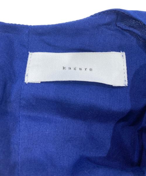 KAGURE（カグレ）kagure (カグレ) レーヨンコットンAラインワンピース ブルー サイズ:freeの古着・服飾アイテム