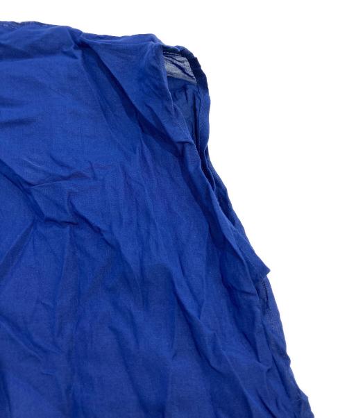 KAGURE（カグレ）kagure (カグレ) レーヨンコットンAラインワンピース ブルー サイズ:freeの古着・服飾アイテム