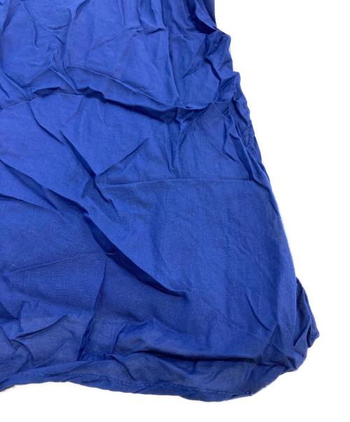 KAGURE（カグレ）kagure (カグレ) レーヨンコットンAラインワンピース ブルー サイズ:freeの古着・服飾アイテム