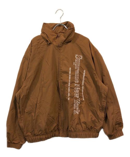 SUPREME（シュプリーム）Supreme (シュプリーム) 20AWサイド ロゴ トラック ジャケット ブラウン サイズ:SIZE Mの古着・服飾アイテム