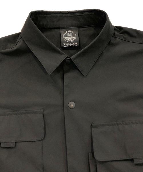 green label relaxing（グリーンレーベルリラクシング）green label relaxing (グリーンレーベルリラクシング) DAIWA PIER39 (ダイワ ピア39) 別注フィッシング半袖シャツ ブラック サイズ:Lの古着・服飾アイテム